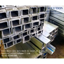 RETAINING WALL POST FOR 50MM SLEEPER-1.5M GALVANIZED C BEAM